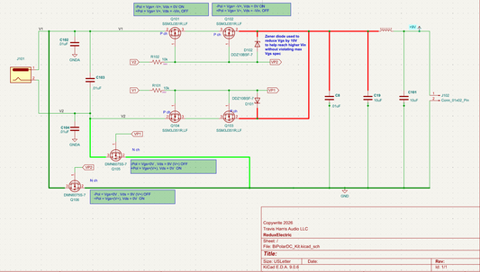 A Simple Bi-Polar DC Input Active Rectifier Circuit